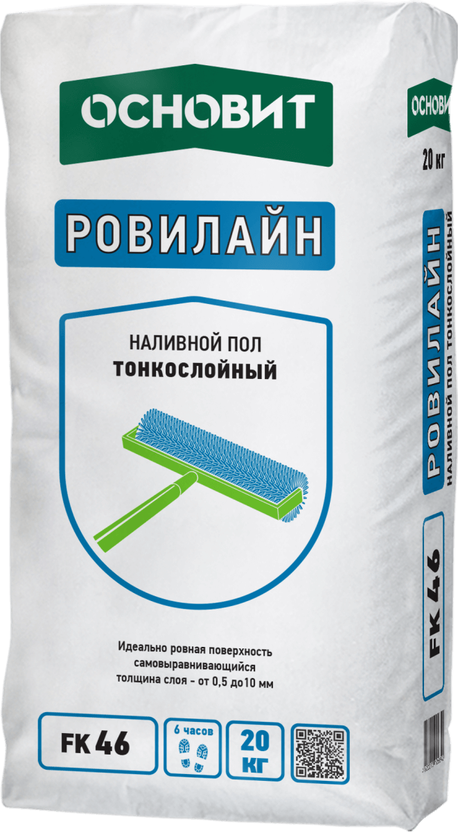 Ровнитель для пола Основит FK-46 Ровилайн финишный 20 кг