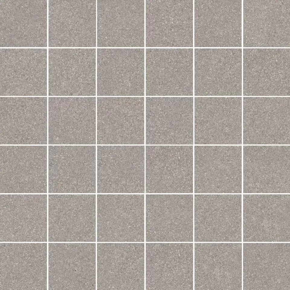 Декор Рабат мозаичный серый матовый обрезной 30x30x0,9
