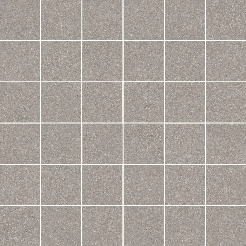 Декор Рабат мозаичный серый матовый обрезной 30x30x0,9
