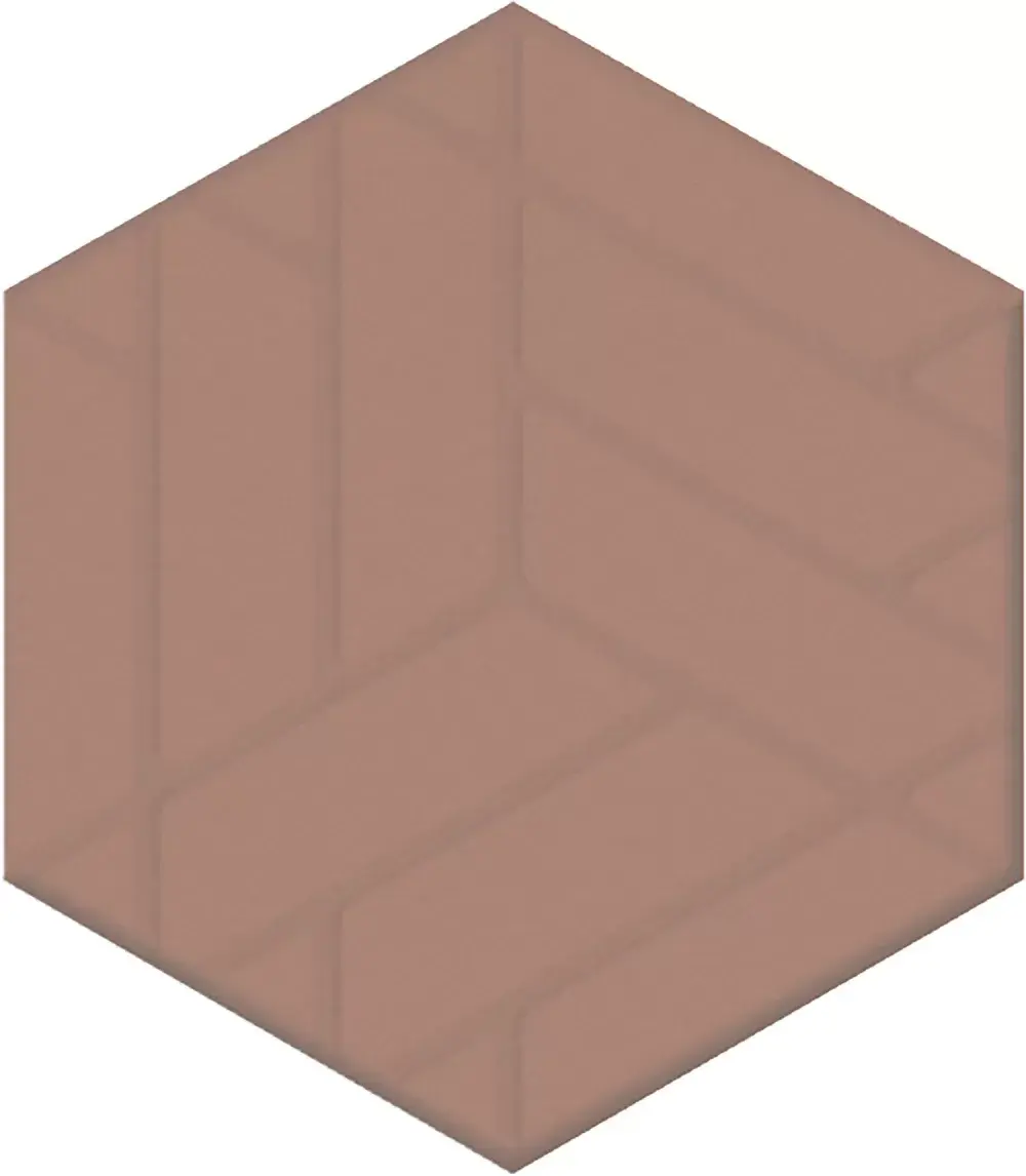 Декор Агуста розовый матовый 6x5,2x0,69