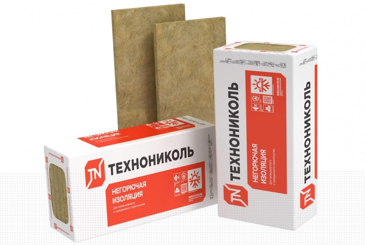 Плита огнезащитная ТЕХНОНИКОЛЬ ОЗБ 80 1200х600х190 мм 2 шт