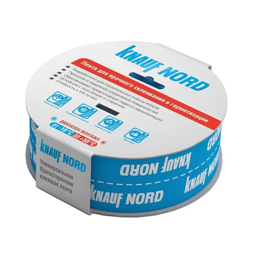 Лента соединительная односторонняя KNAUF Nord 60 мм 25 м 