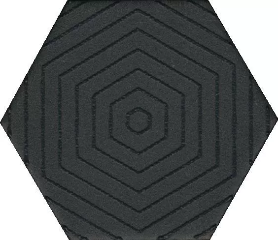 Декор Агуста черный 6x5,2x0,69