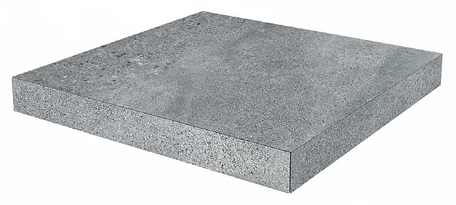 Ступень угловая клееная Про Матрикс серый темный  33x33x0,9