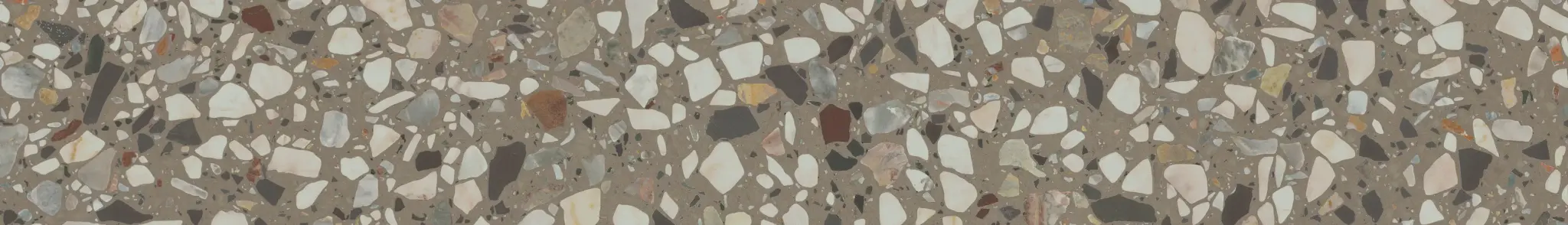 Плинтус Бричиола серый матовый обрезной 60x9,5x0,9