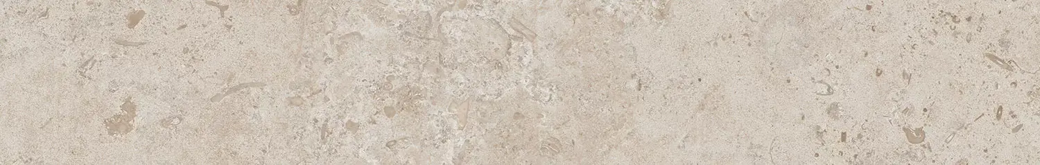 Плинтус Про Лаймстоун бежевый натуральный обрезной 60x9,5x0,9