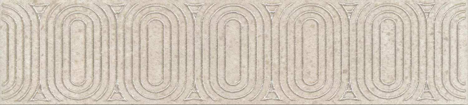 Бордюр Безана бежевый матовый обрезной 25x5,5x0,9