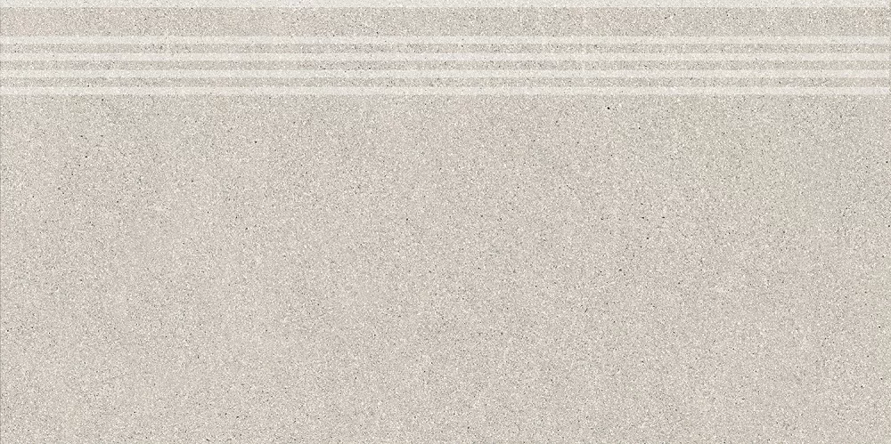 Ступень Джиминьяно серый светлый матовый обрезной 30x60x0,9