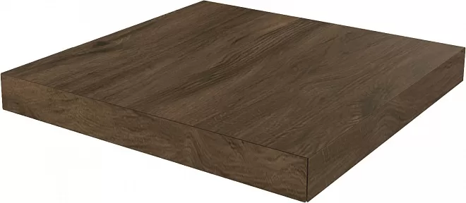 Ступень угловая клееная левая Сальветти коричневый  33x33x0,9