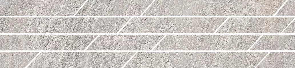Бордюр Гренель серый мозаичный  46,8x9,8x0,9