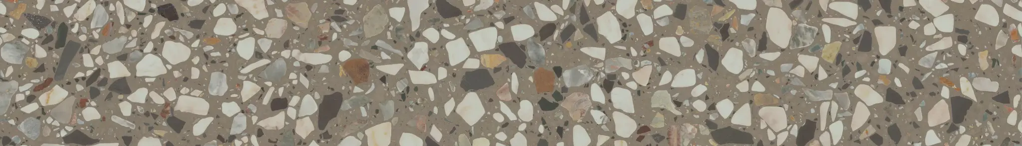 Плинтус Бричиола серый матовый обрезной 60x9,5x0,9
