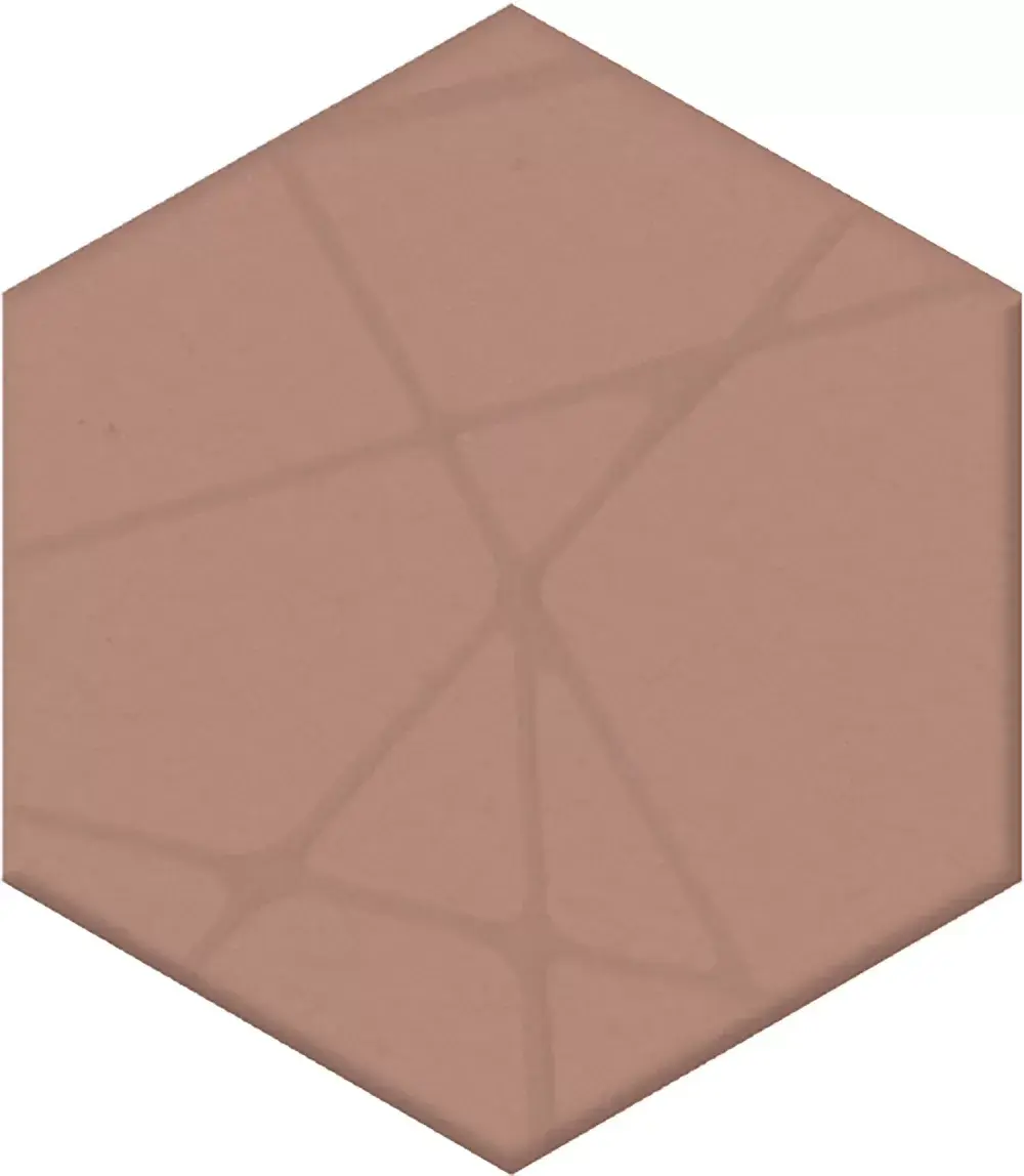 Декор Агуста розовый матовый 6x5,2x0,69