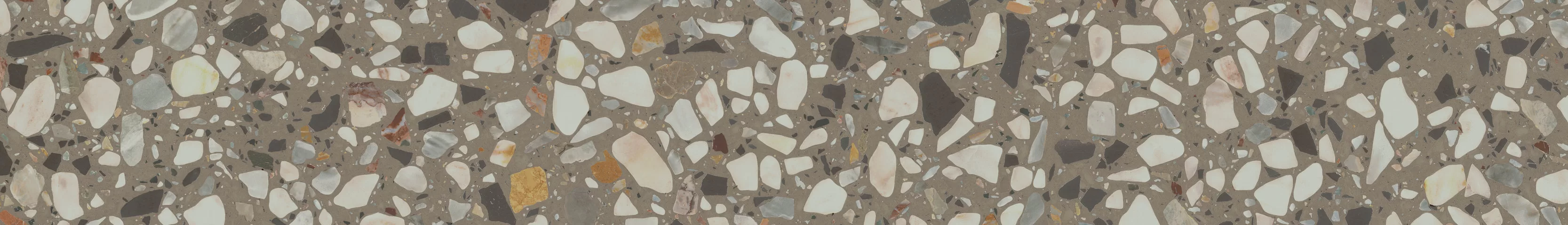 Плинтус Бричиола серый матовый обрезной 60x9,5x0,9