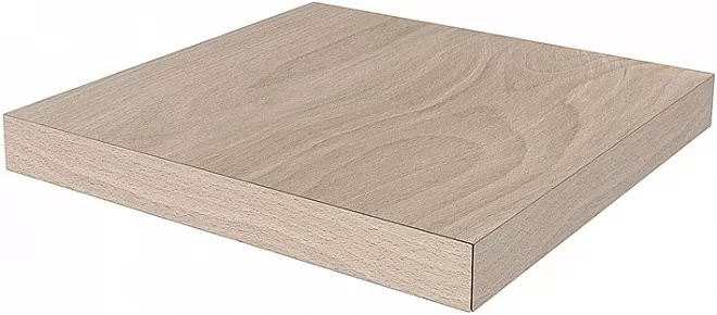 Ступень угловая клееная левая Про Вуд бежевый светлый  33x33x0,9