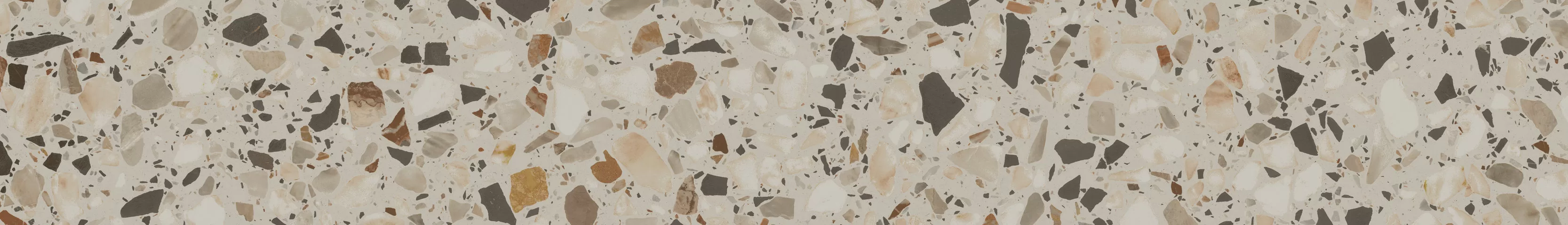 Плинтус Бричиола бежевый светлый матовый обрезной 60x9,5x0,9