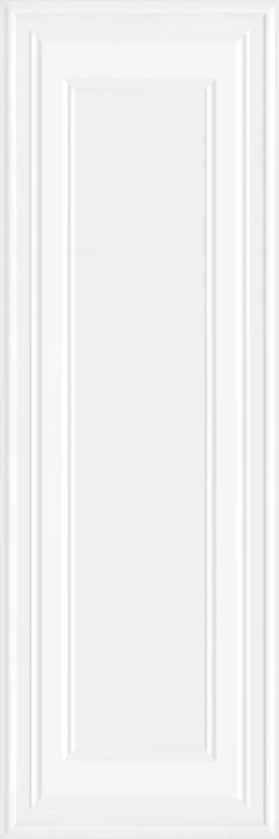 Монфорте белый панель матовый обрезной 40x120x1,2