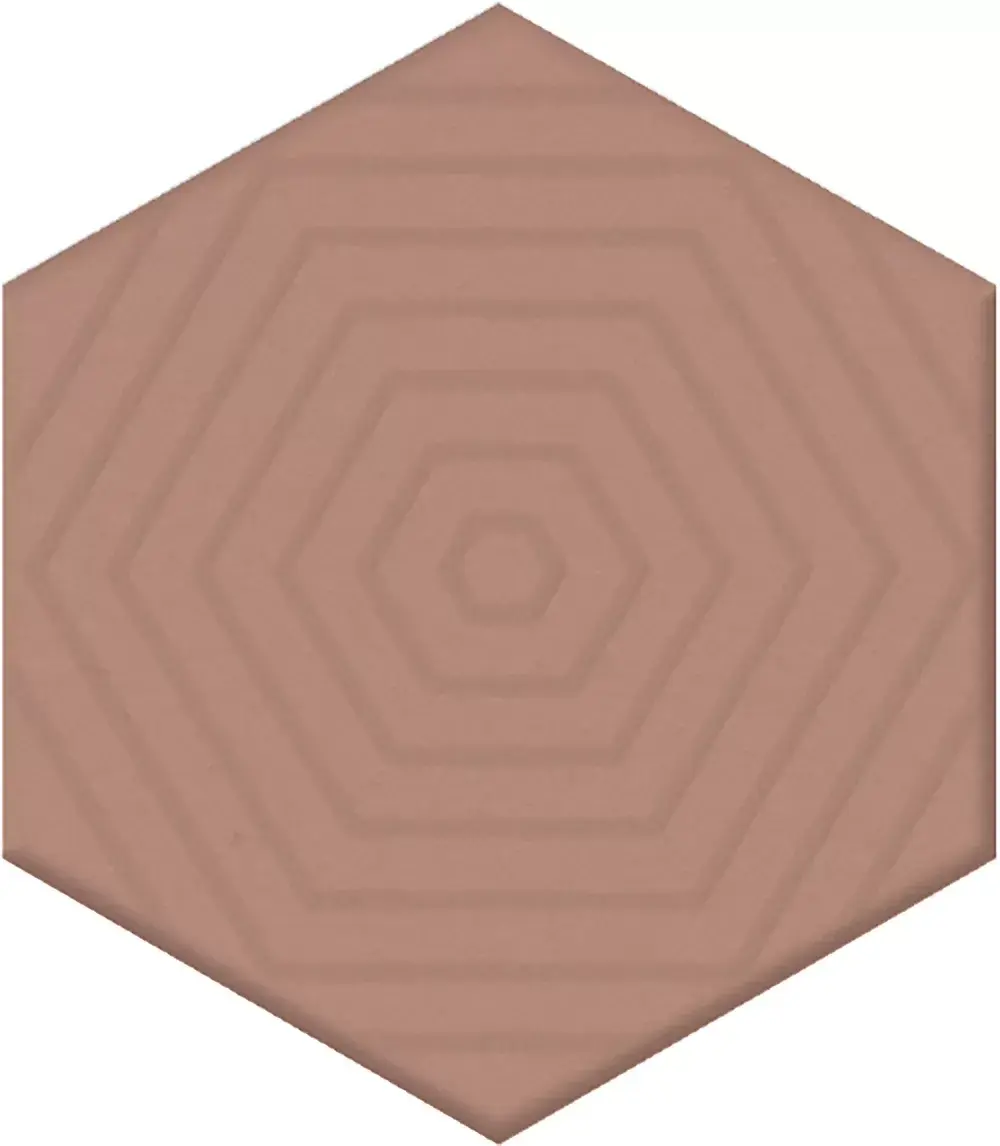 Декор Агуста розовый матовый 6x5,2x0,69