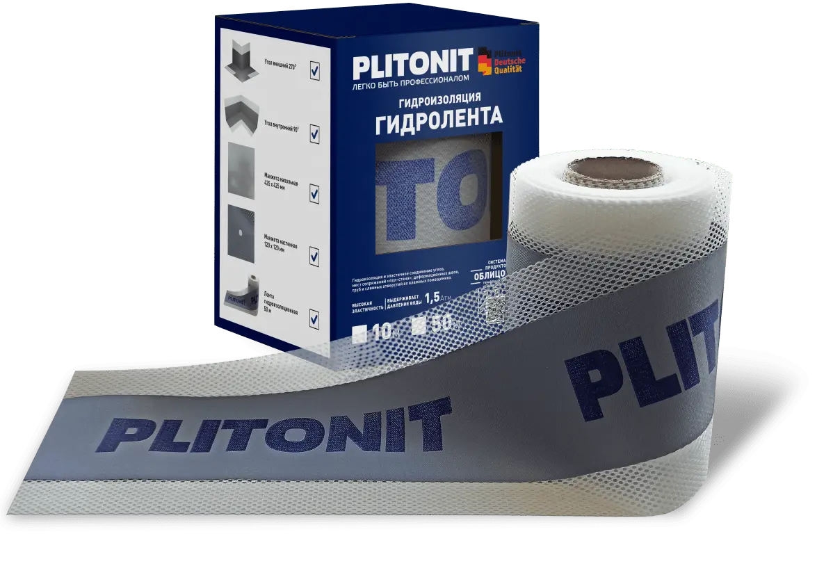 Гидроизоляционная лента PLITONIT ГидроЛента