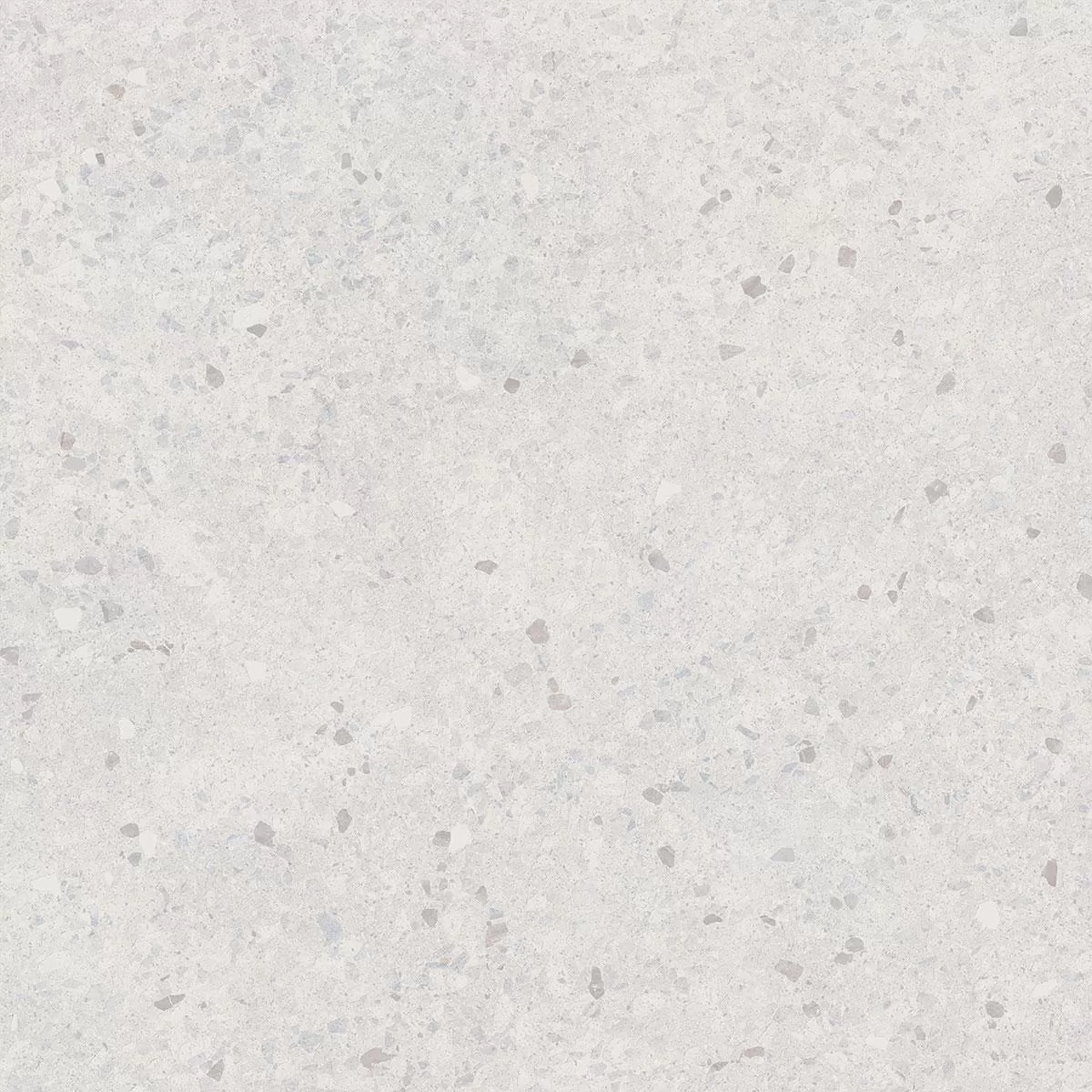 Терраццо серый светлый обрезной 60x60x0,9