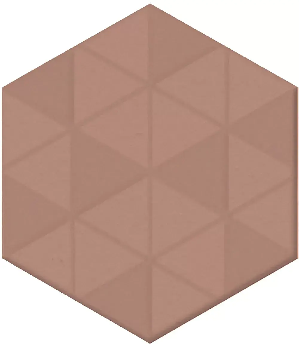Декор Агуста розовый матовый 6x5,2x0,69