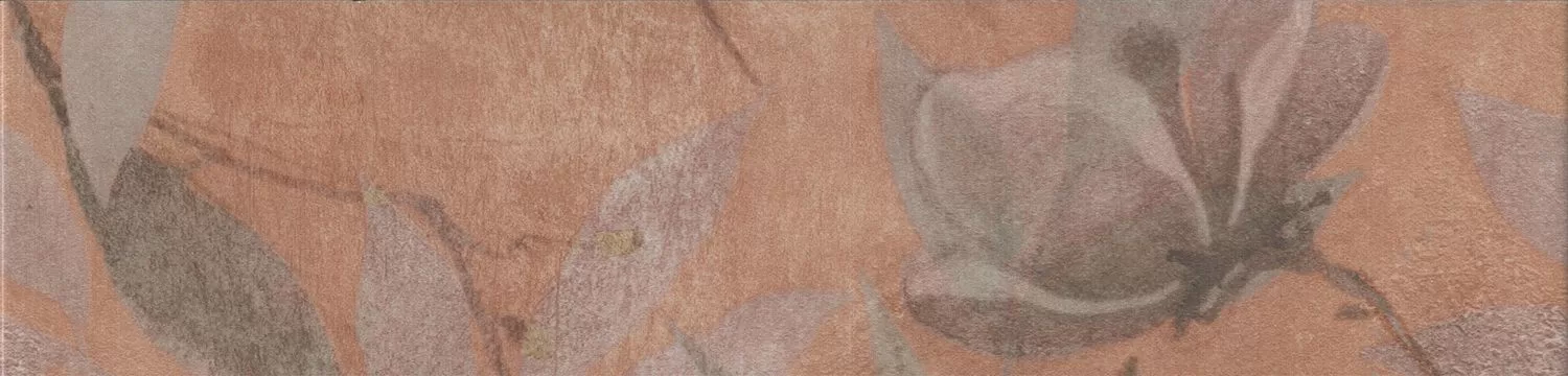 Бордюр Магнолия 2 матовый обрезной 30x7,2x0,9