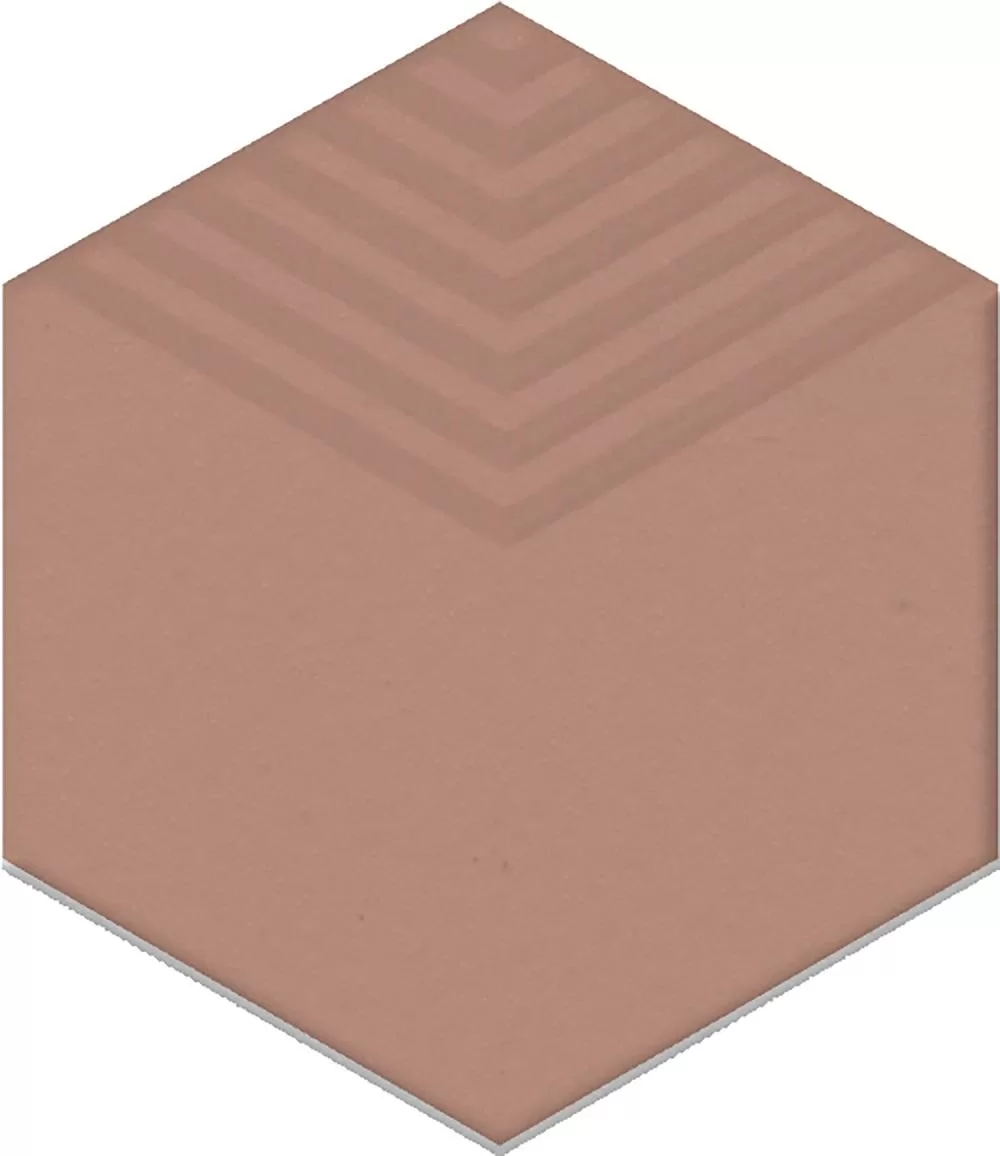 Декор Агуста розовый матовый 6x5,2x0,69