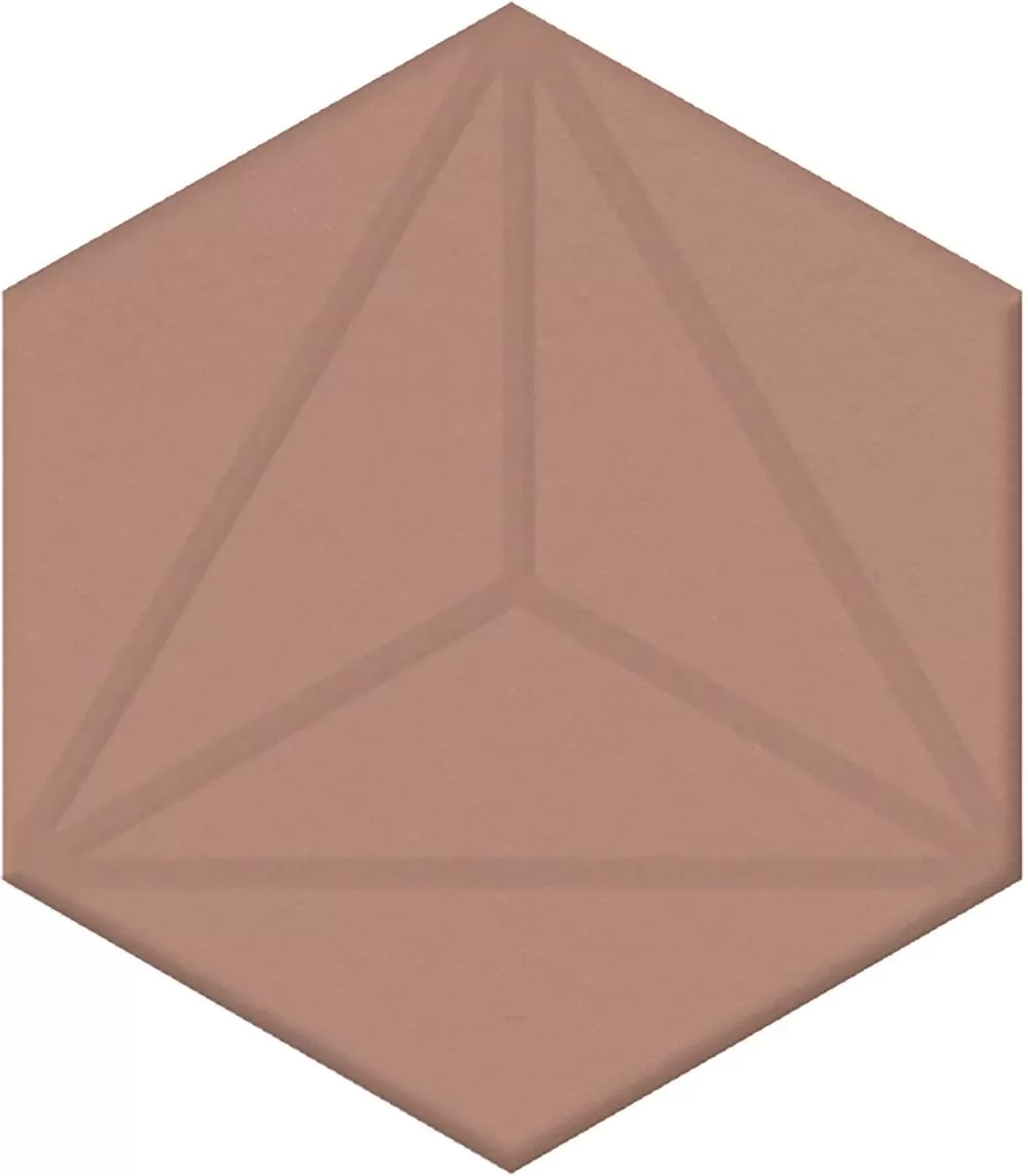 Декор Агуста розовый матовый 6x5,2x0,69