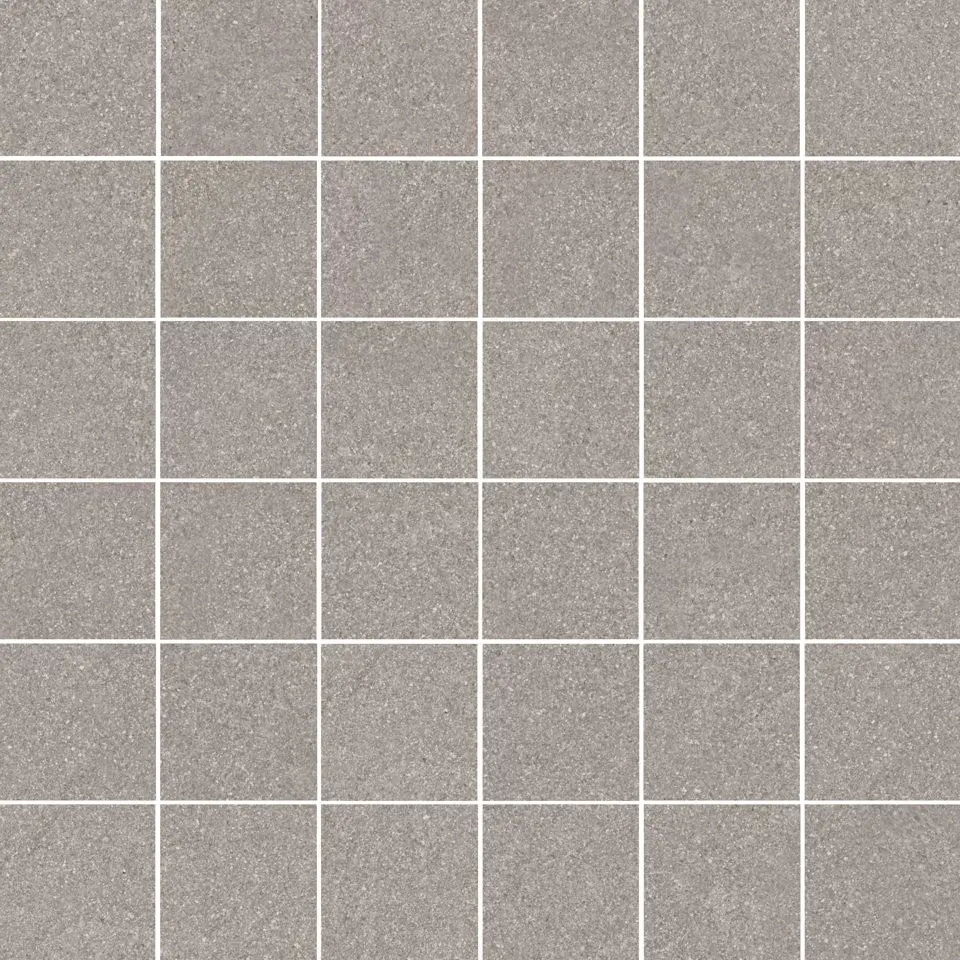 Декор Рабат мозаичный серый матовый обрезной 30x30x0,9