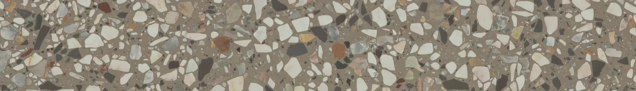 Плинтус Бричиола серый матовый обрезной 60x9,5x0,9