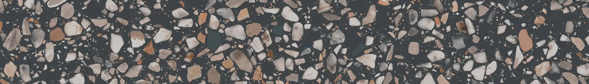 Плинтус Бричиола чёрный матовый обрезной 60x9,5x0,9