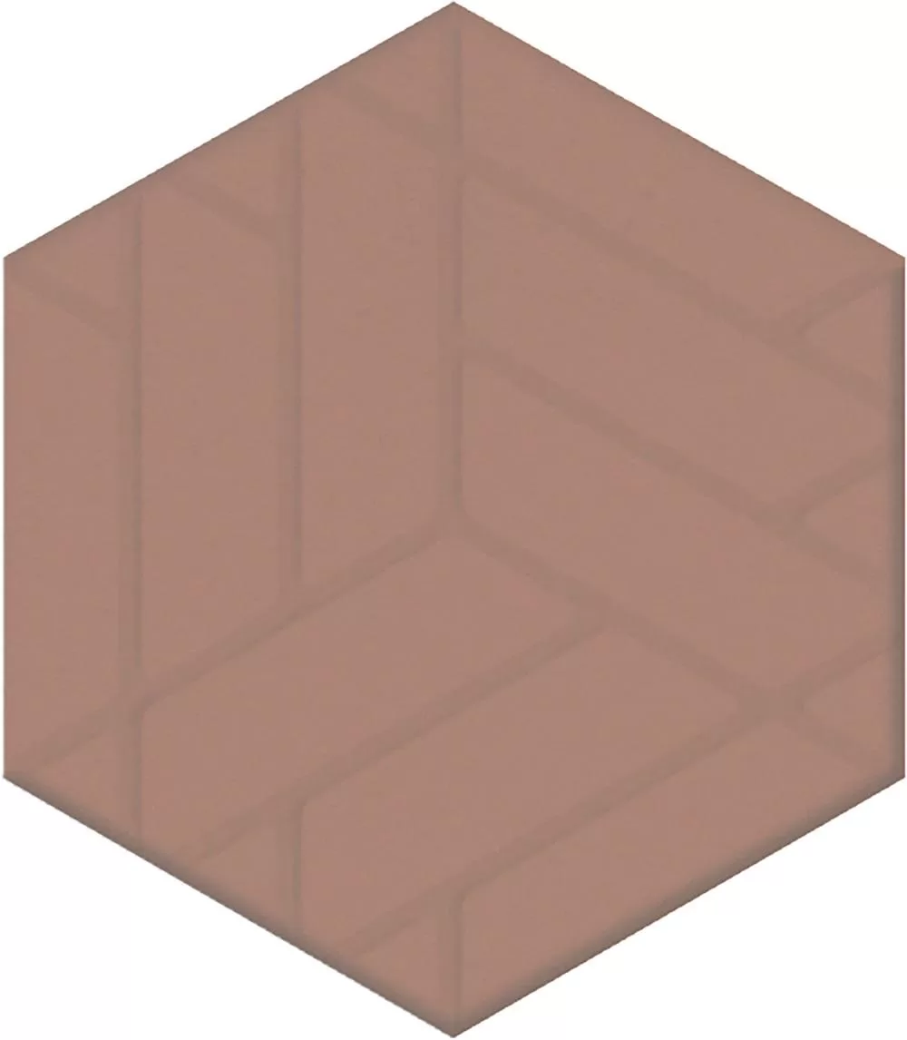 Декор Агуста розовый матовый 6x5,2x0,69