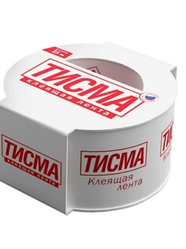 Лента клеящая Тисма 60х20000 мм 