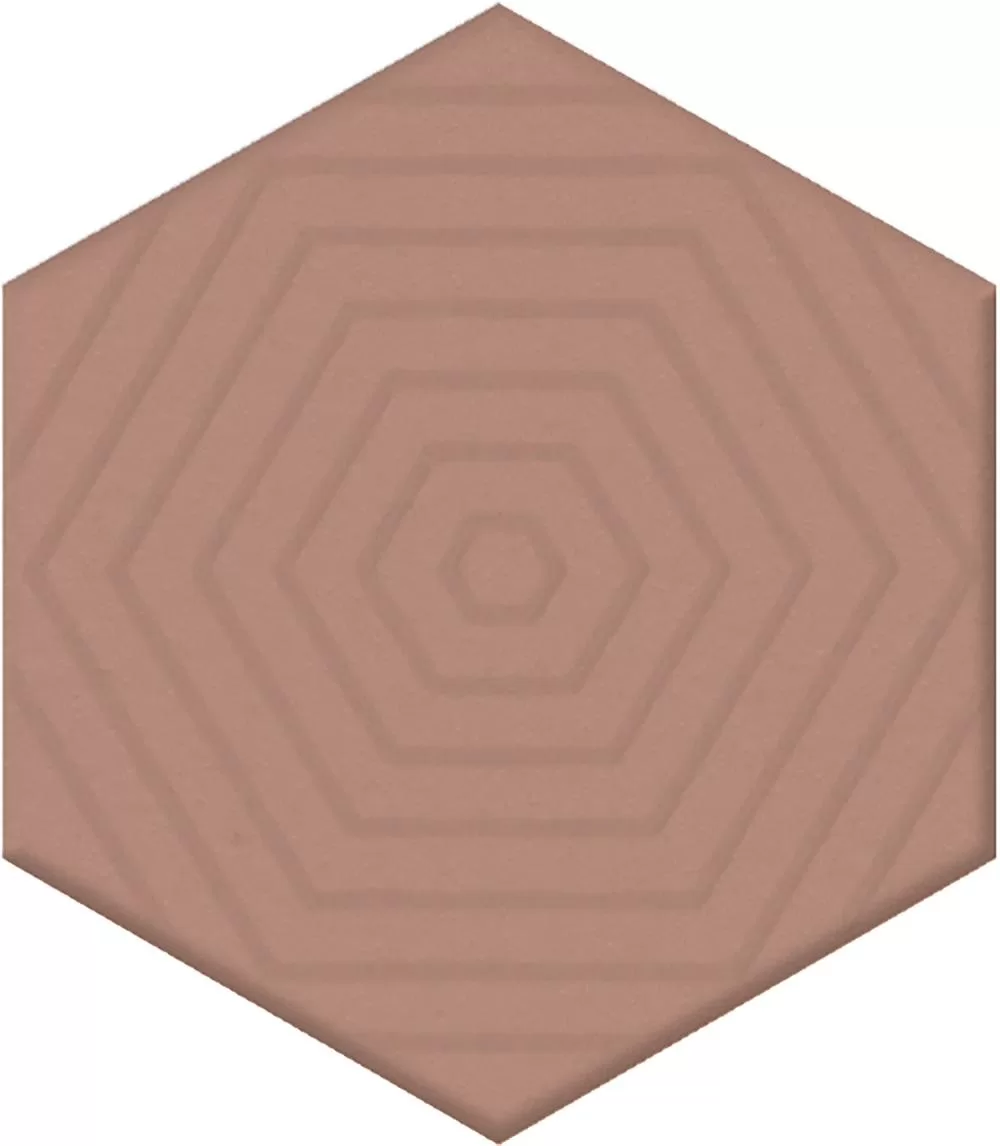 Декор Агуста розовый матовый 6x5,2x0,69