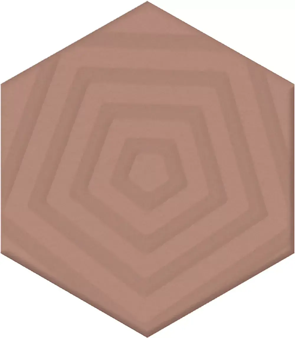 Декор Агуста розовый матовый 6x5,2x0,69