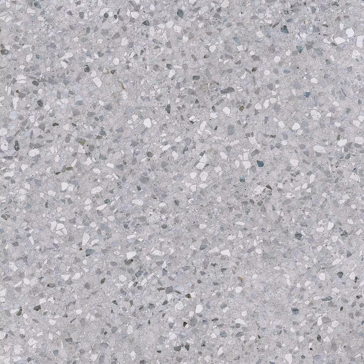 Терраццо серый обрезной 60x60x0,9