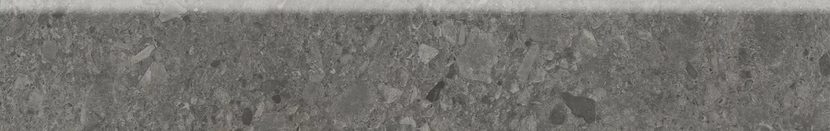 Плинтус Чеппо ди Гре антрацит матовый обрезной 60x9,5x0,9