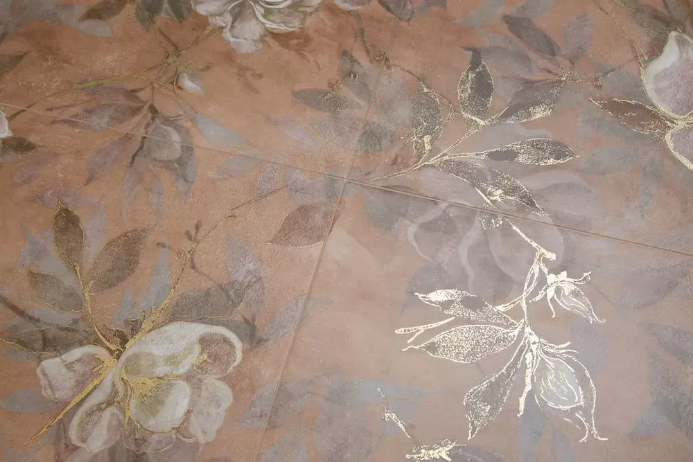 Панно Магнолия 2 матовый 60x120x0,9 из 4 частей (30х60)