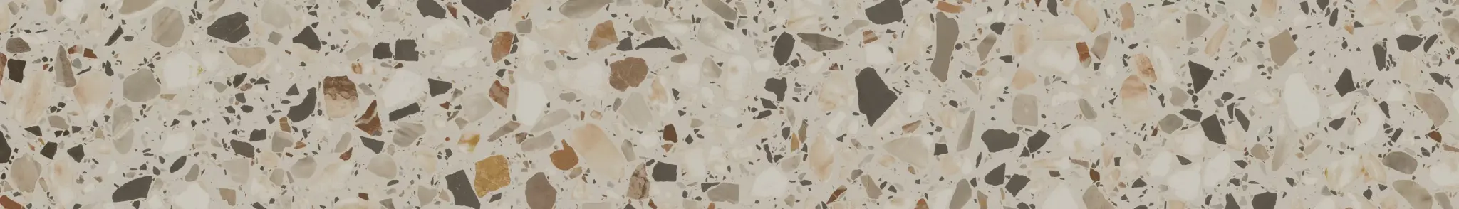 Плинтус Бричиола бежевый светлый матовый обрезной 60x9,5x0,9