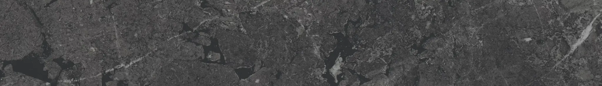 Плинтус Тубкаль чёрный матовый обрезной 60x9,5x0,9