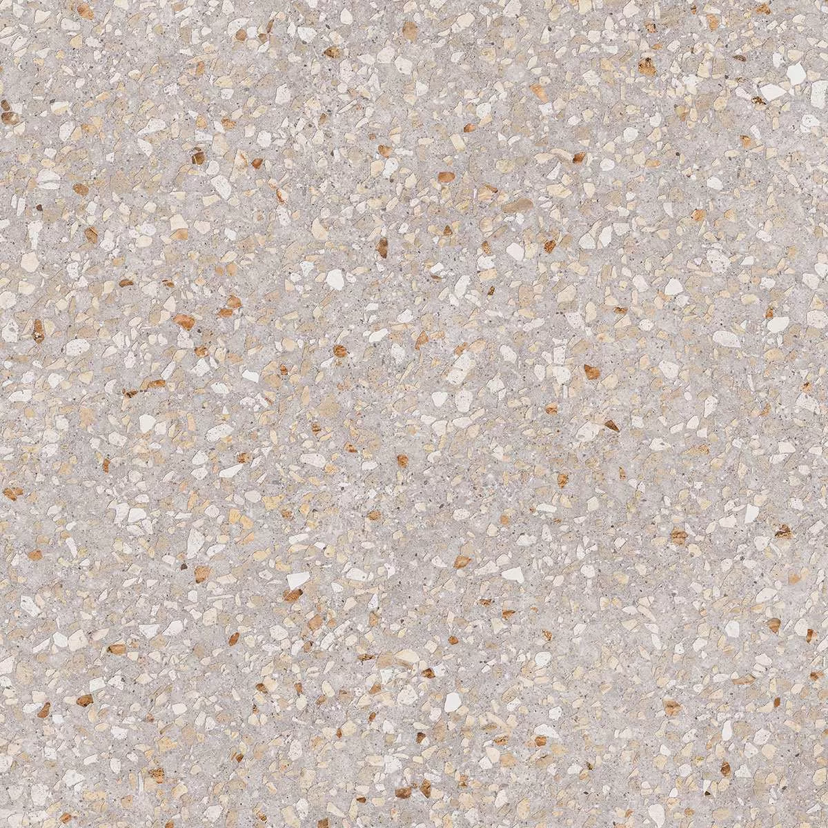 Терраццо бежевый обрезной 60x60x0,9