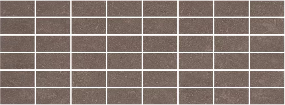 Декор Орсэ коричневый мозаичный матовый 15x40x0,8