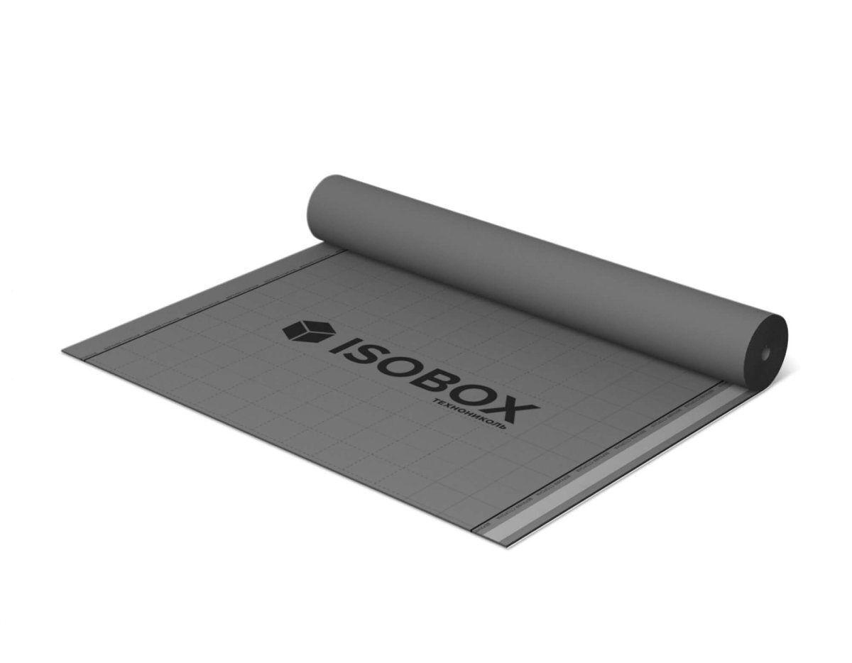 Пленка пароизоляционная универсальная Isobox D 70 клеевая полоса, 1,5х47 м, 70 м2 