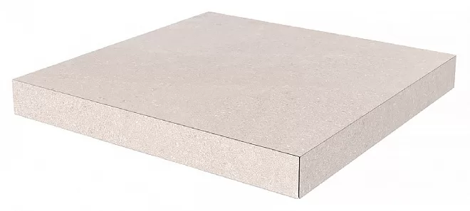 Ступень угловая клееная Про Матрикс светлый бежевый  33x33x0,9
