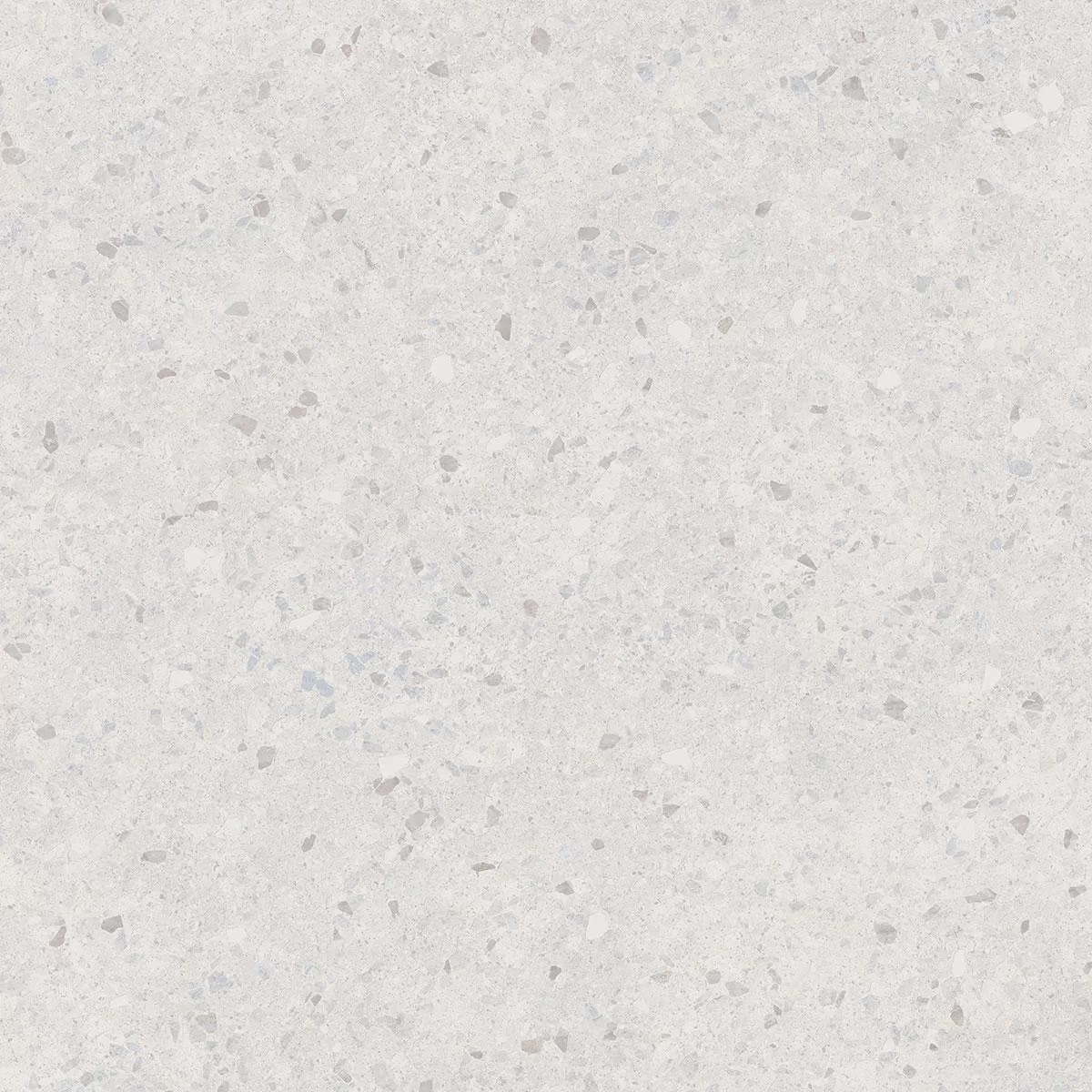 Терраццо серый светлый обрезной 60x60x0,9