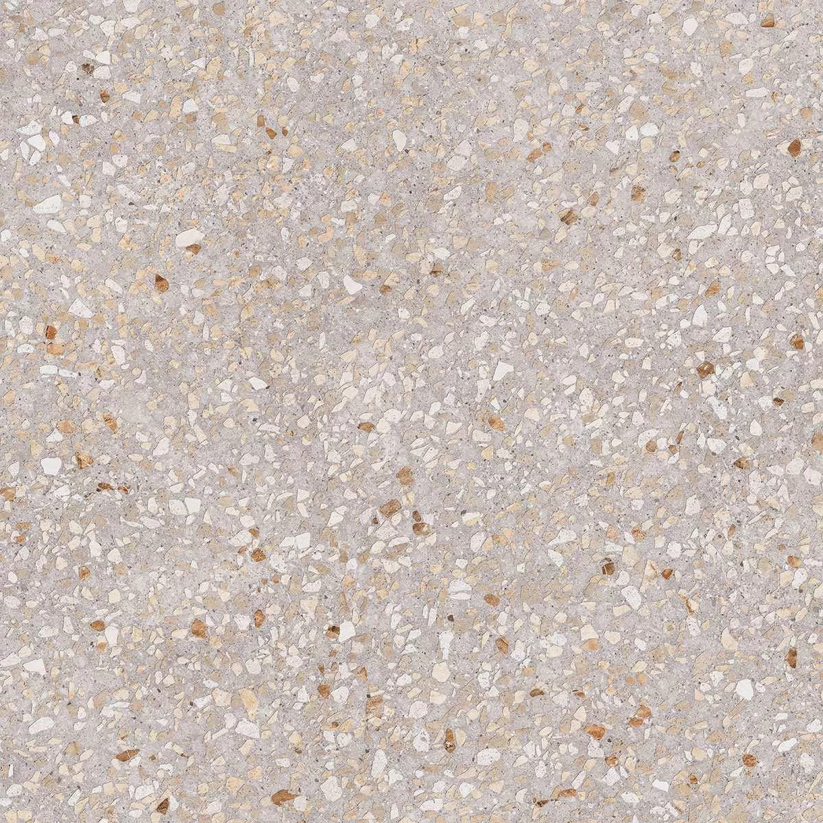 Терраццо бежевый обрезной 60x60x0,9