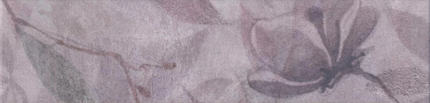 Бордюр Магнолия 3 матовый обрезной 30x7,2x0,9