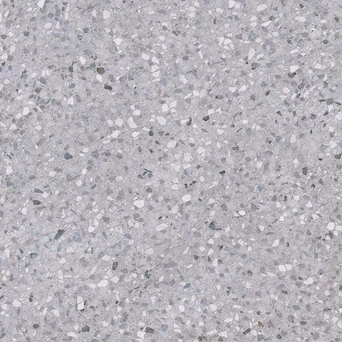 Терраццо серый обрезной 60x60x0,9