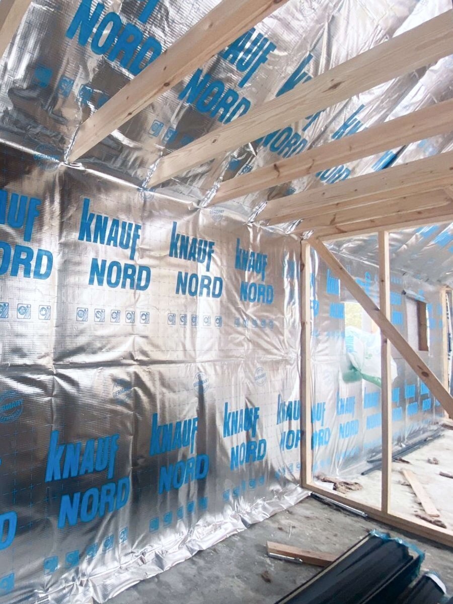 Пленка гидропароизоляциооная KNAUF Nord Vapor Barrier, 240 мк, 1,5х50 м, 75 м2 