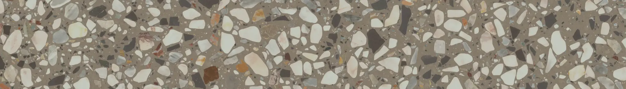 Плинтус Бричиола серый матовый обрезной 60x9,5x0,9