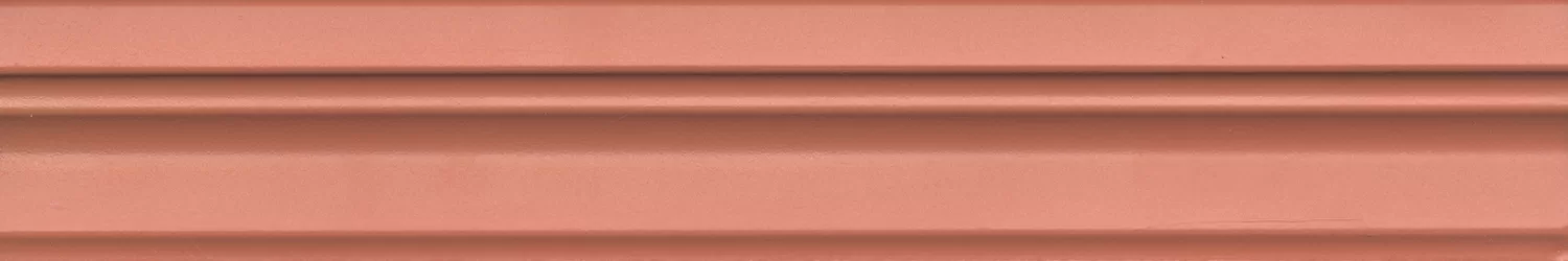 Бордюр Багет Магнолия оранжевый матовый обрезной 30x5x1,9